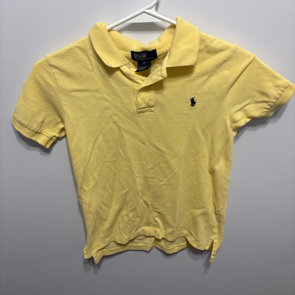 Ralph Lauren Light Yellow Polo Shirt